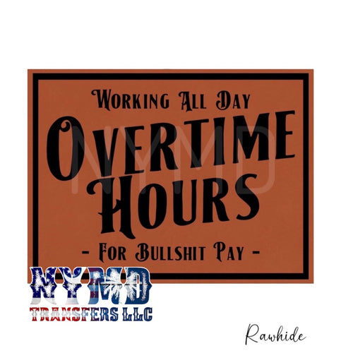Overtime Leather Patch