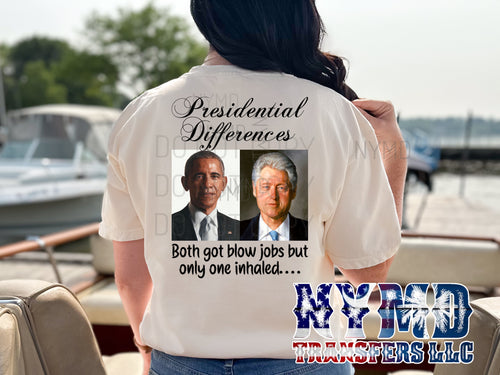 Presidential Differences - Digital Download