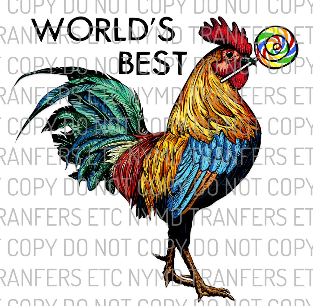 Worlds Best Cocksucker Ready To Press Sublimation Transfer