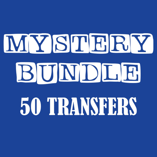 Mystery Bundle ~ Bundle of 50 Screen Print Transfers
