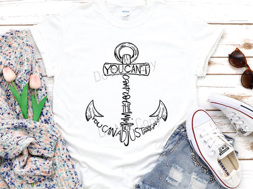 Anchor Word Art Ready To Press Sublimation Transfer