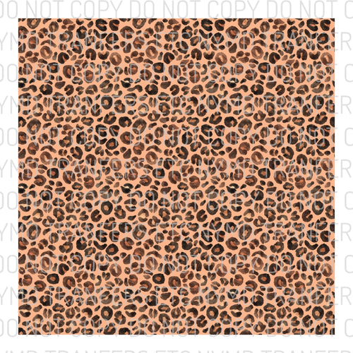 Leopard Print 1 Full Sheet Ready To Press Sublimation Transfer