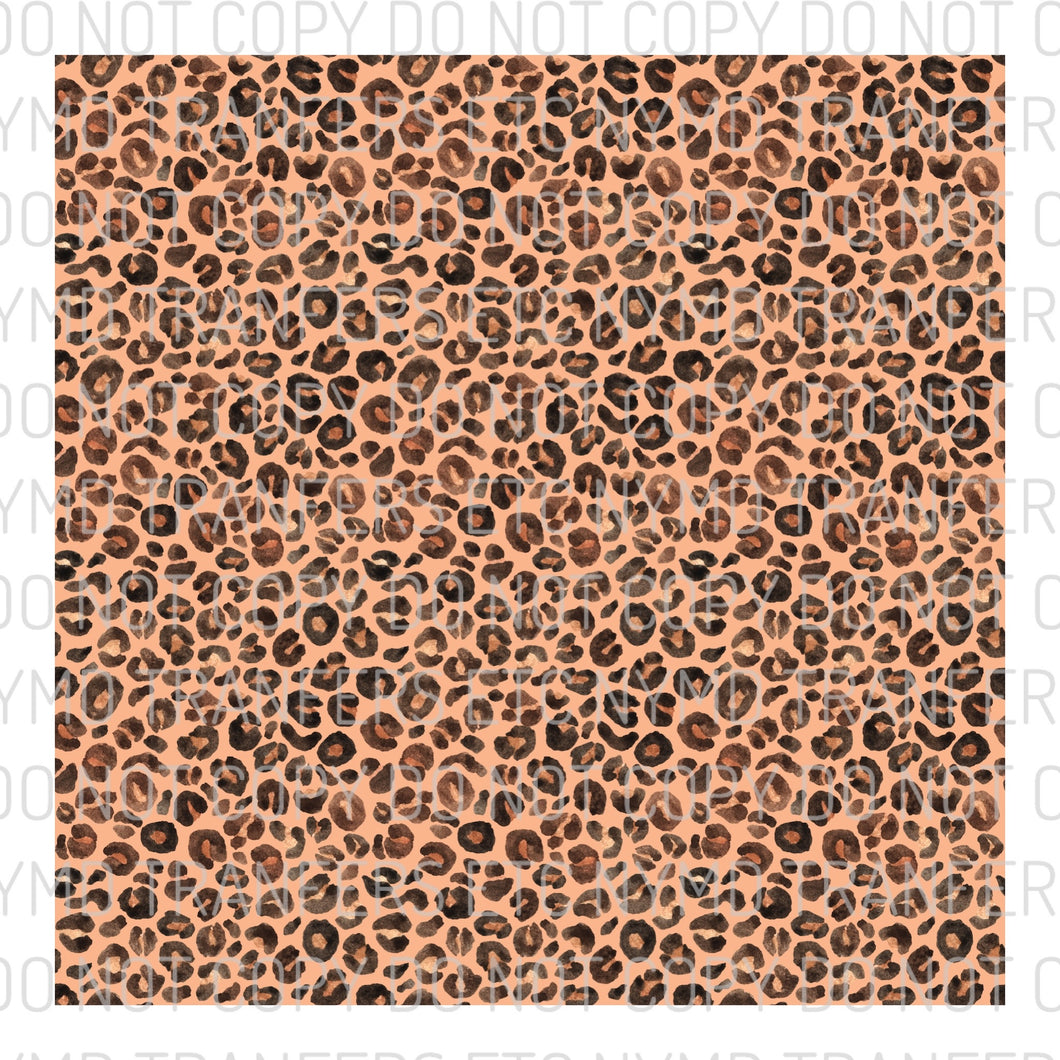 Leopard Print 1 Full Sheet Ready To Press Sublimation Transfer