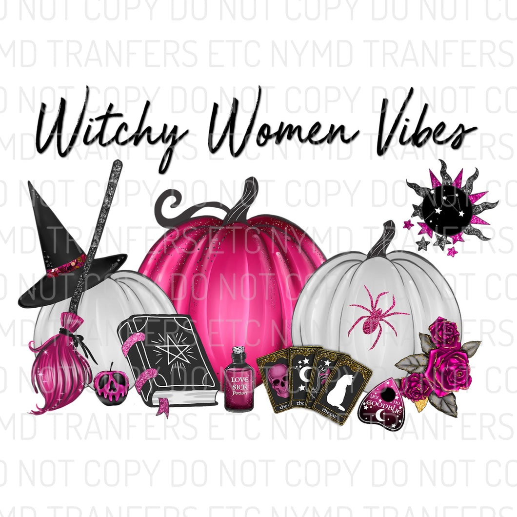 Witchy Women Vibes Ready To Press Sublimation Transfer
