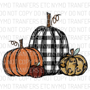Fall Pumpkins Ready To Press Sublimation Transfer