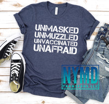 Load image into Gallery viewer, L-6 - RESTOCK RTS** Adult ~ Unafraid ~ White Ink Screen Print Transfer - NYMD EXCLUSIVE