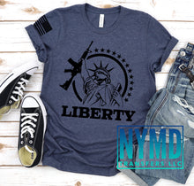 Load image into Gallery viewer, C-2 - RESTOCK *RTS*  Adult ~ Liberty ~ Black Ink Screen Print Transfer